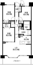 アンビシャス南柏の物件間取画像